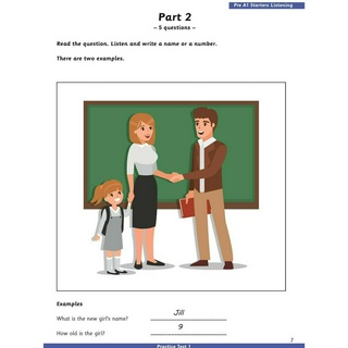 Sách - DTPbooks - Pre A1 Starters - Practice Tests 1-5
