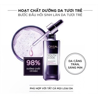 Hoạt Chất Tươi Trẻ Làn Da L’Oreal Paris Youth Code 7,5ml