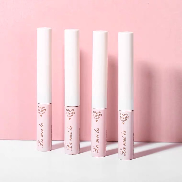 Mascara Siêu Mảnh Tơi Mi Lameila Vỏ Hồng - Mascara làm dày và dài mi tự nhiên chống nước