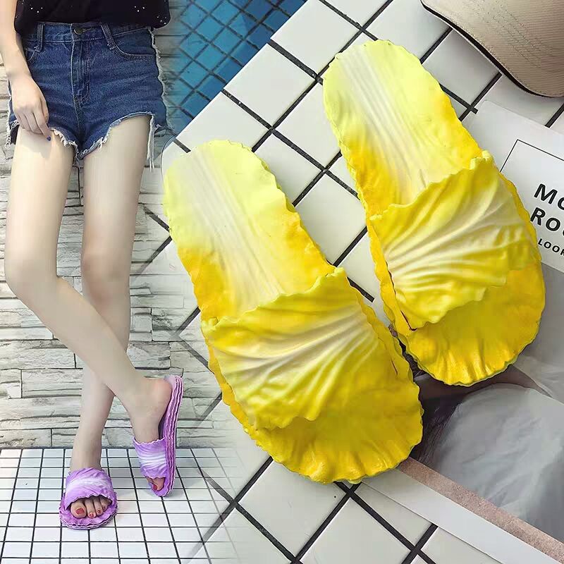 Dép Đi Trong Nhà Chống Trượt In Họa Tiết Rau Củ Quả Phong Cách Trung Quốc GP2 Độc Đáo Thời Trang Cho Nam Và Nữ