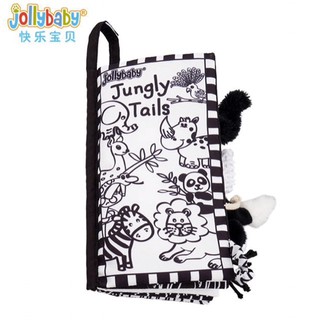 Sách Vải Kích Thích Thị Giác Jollybaby - Jungly Tails - Đuôi động vật trong rừng