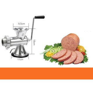Máy xay thịt bằng gang thủ công