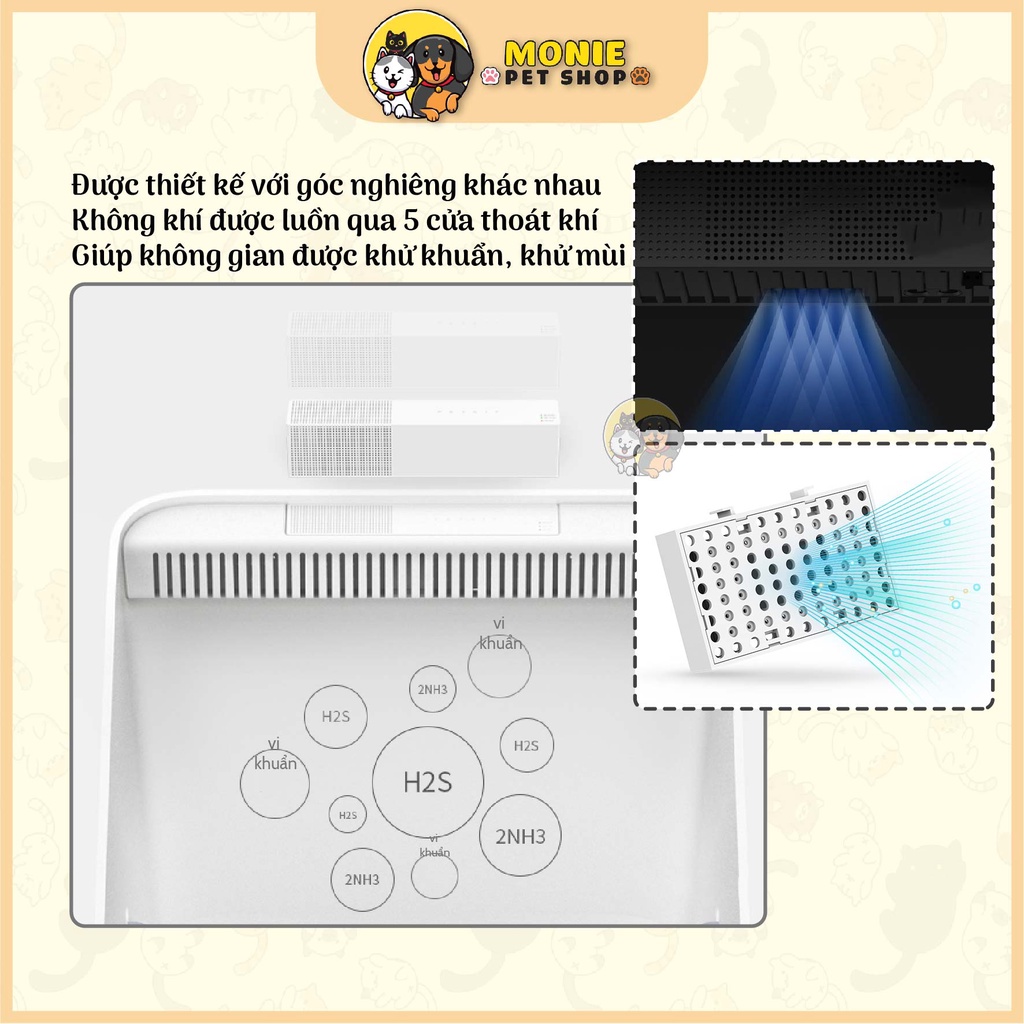 [Hỏa tốc] Máy Pura Air khử mùi, khử khuẩn không khí PETKIT