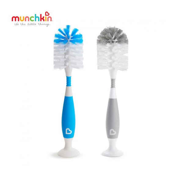 Cọ bình Deluxe Munchkin tích hợp chức năng 2 trong 1, vừa cọ bình vừa cọ núm ti [ CHÍNH HÃNG NHẬP KHẨU ]