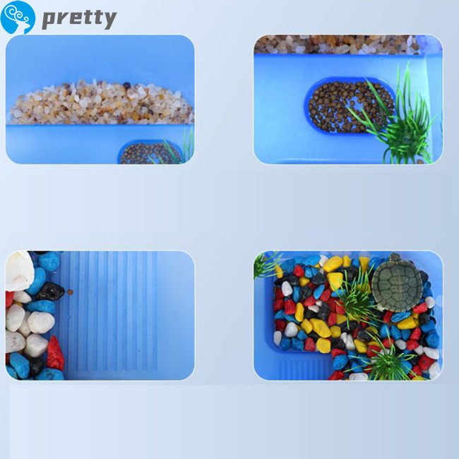 Hồ nuôi rùa bằng nhựa có mái nhà