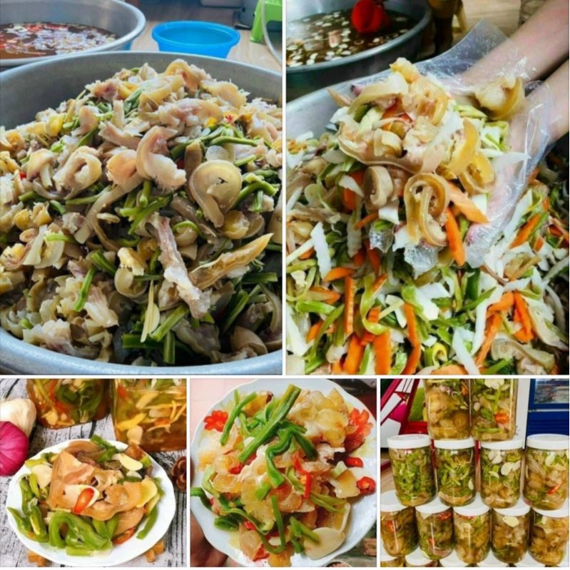 Gân Bò Ngâm Rau Tiến Vua. Hũ 1kg