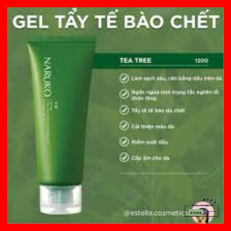 Tẩy Tế Bào Chết Trà Tràm 120 gr Dành Cho Da Mụn Và Mọi Loại Da