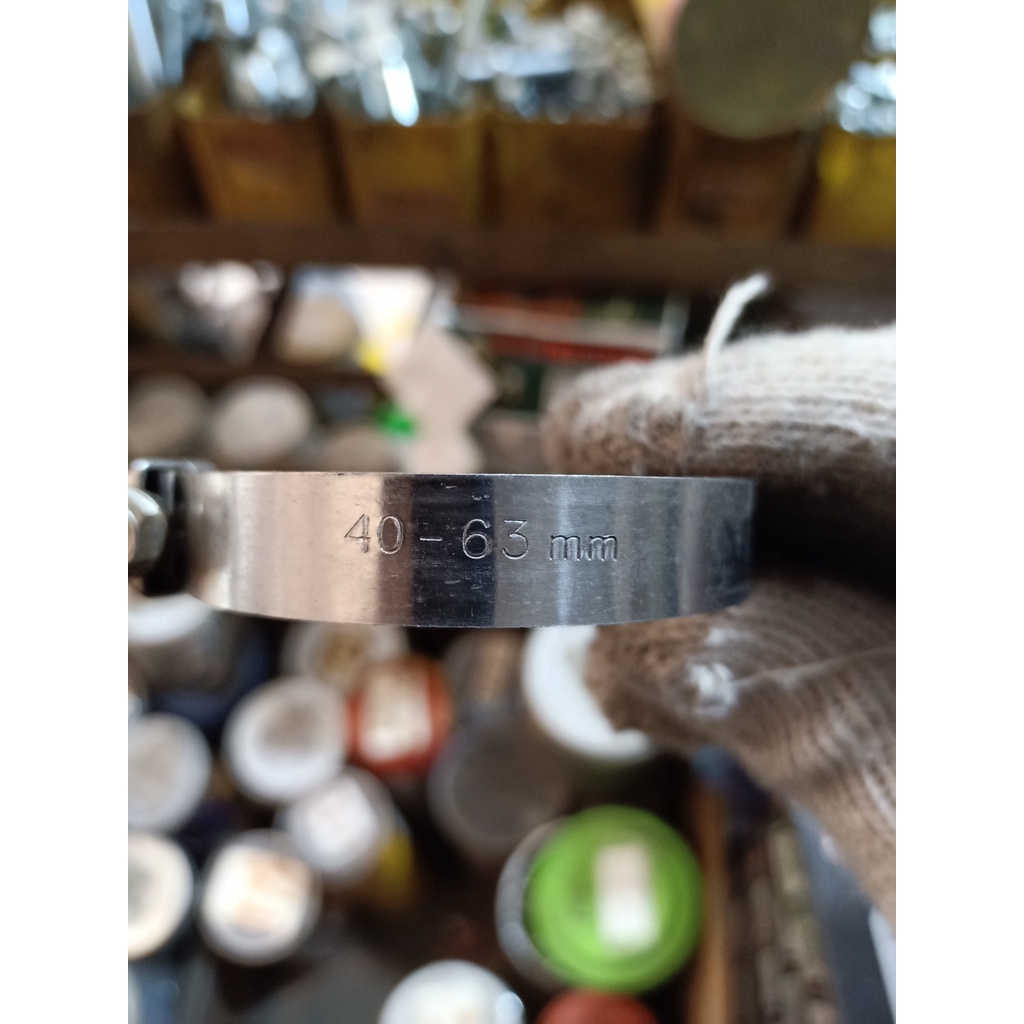 ĐAI SIẾT INOX, CỔ DÊ INOX ĐỦ SIZE 13MM - 63MM