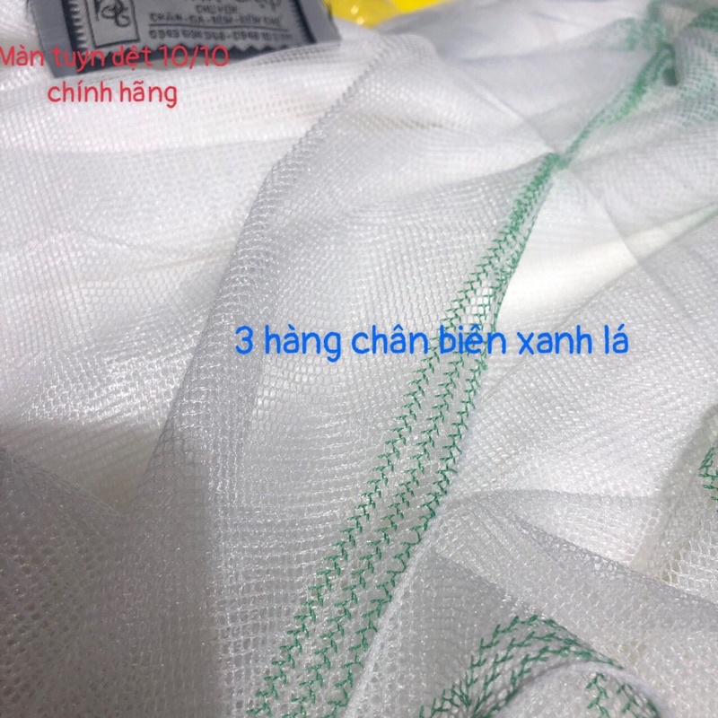 Màn Tuyn Chống Muỗi Dệt 10/10 Chất Lượng Cao Mẫu Mới 2022 Size 1m2,1m6,1m8,2m2