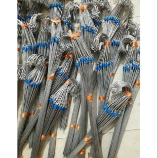 sét 100 móc kẽm treo lan dài 70cm mới về