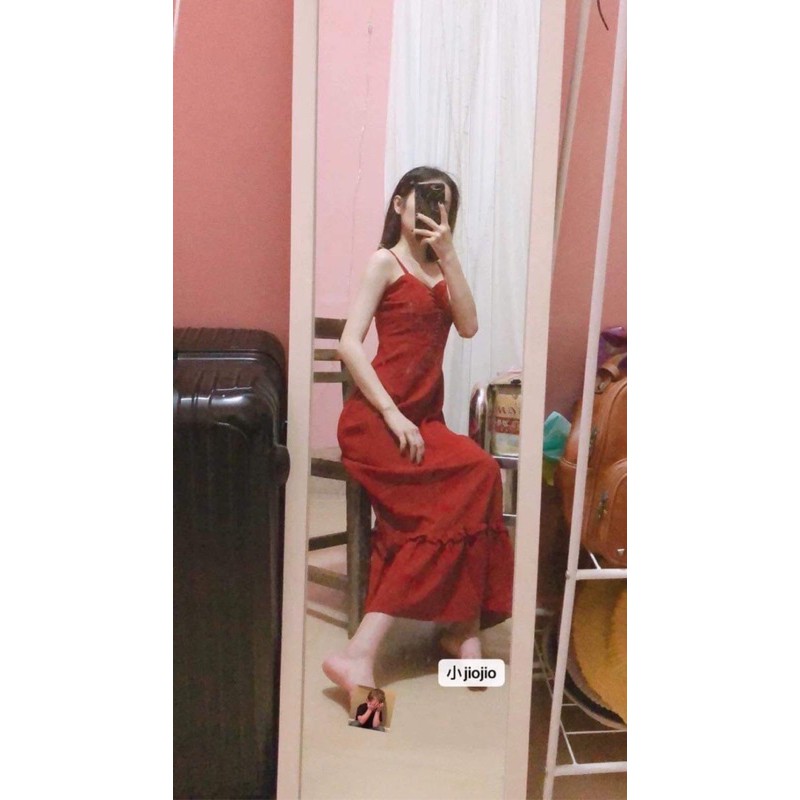 [Có sẵn size M] Đầm 2 dây hở lưng siêu sexy sang chảnh hàng loại 1 | BigBuy360 - bigbuy360.vn