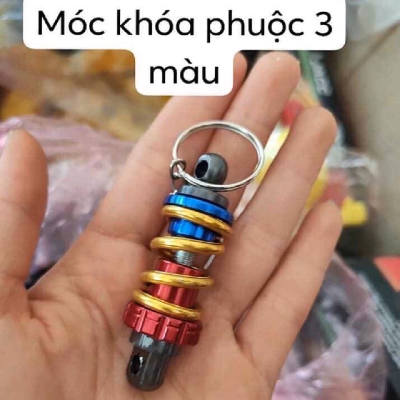 Móc khoá phuộc 3 màu