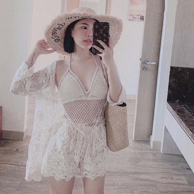 [Mã FAMARAL1 giảm 10K đơn 50K] Bộ đồ bơi 3 món hàng đẹp Quảng Châu