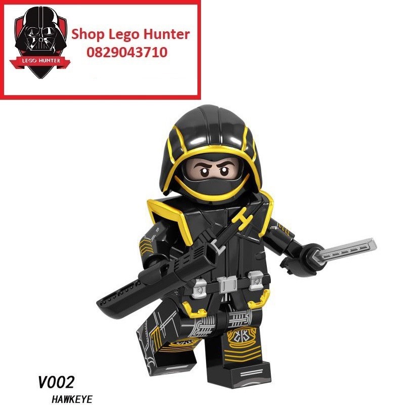 Xếp hình Minifigures Marvel Hawkeye Ronin đồ chơi lắp ráp mô hình nhân vật siêu anh hùng V 002