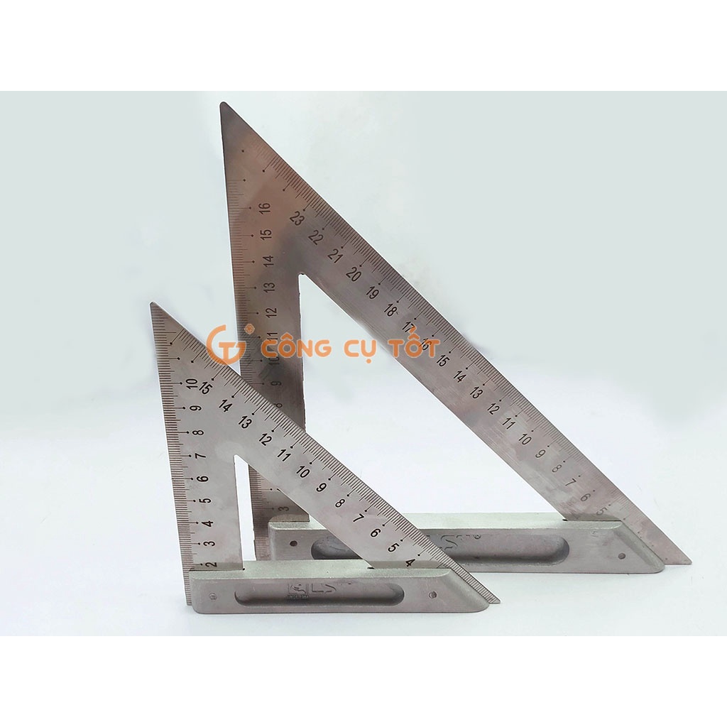 Thước ke góc tam giác vuông (150mm,200mm) LS+ Kapusi K-2597