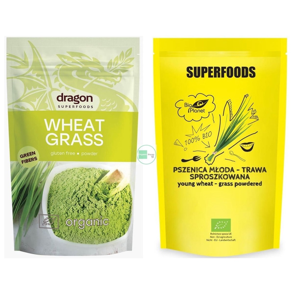 Bột cỏ lúa mì hữu cơ (Bio Planet -Dragon Superfoods)