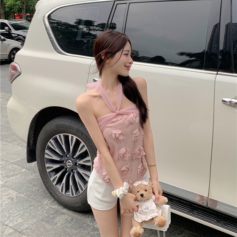 Áo Hai Dây Họa Tiết Hoa Thời Trang Cho Nữ