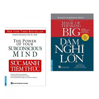 Sách - Combo 2 cuốn hay nhất về kĩ năng sống: Dám Nghĩ Lớn + Sức Mạnh Tiềm Thức (Firstnews Trí Việt)