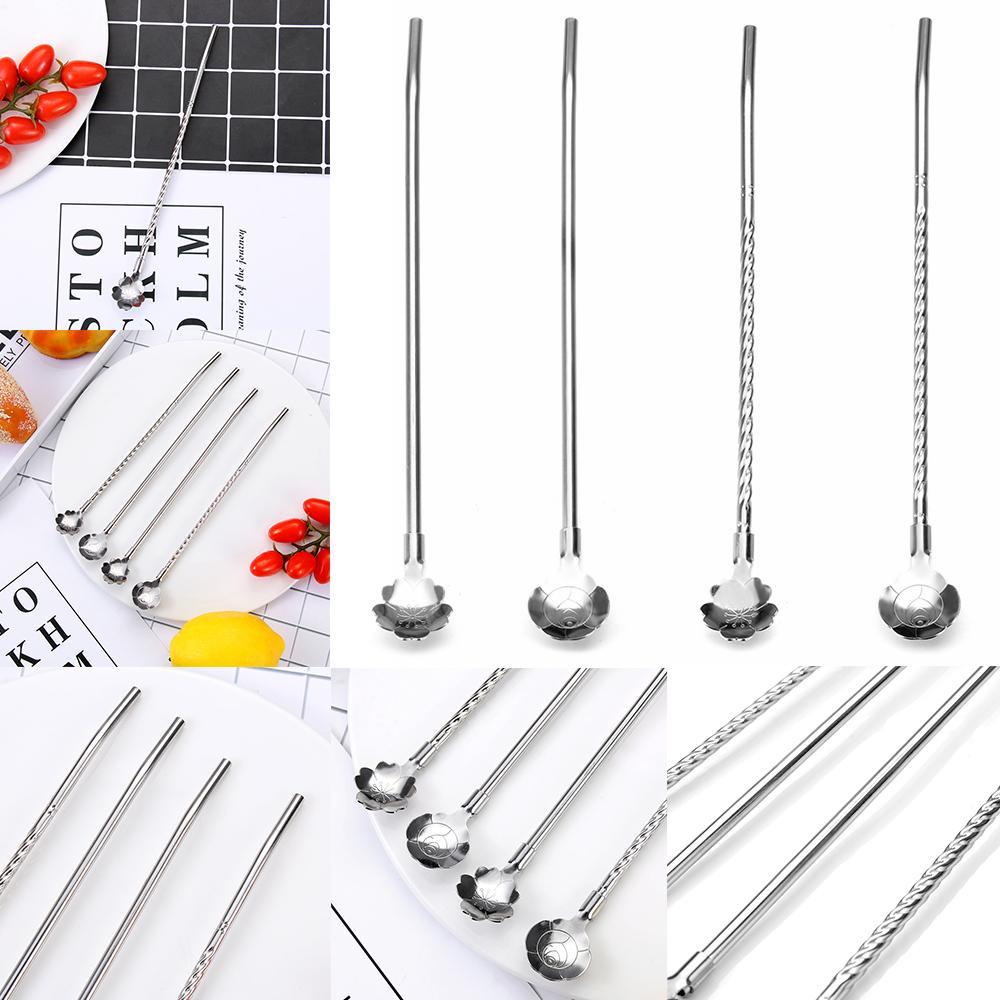 Muỗng Múc Trà Bằng Thép Không Gỉ Có Thể Tái Sử Dụng