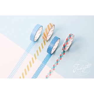 Set hình dán Washi tape 4 cuộn WS002