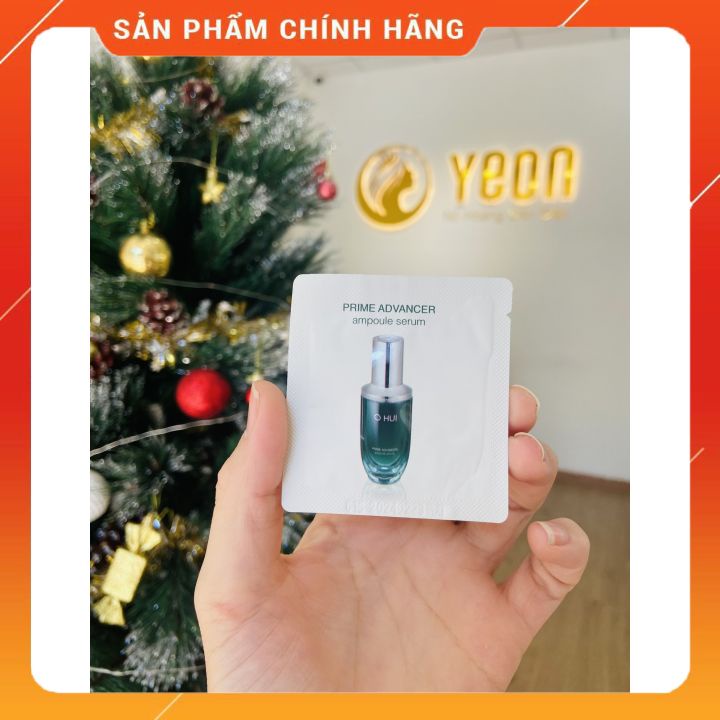 Combo 10 Gói Tinh chất chống lão hóa,xóa mờ nét nhăn,ohui PRIME ADVANCER SERUM 1ml