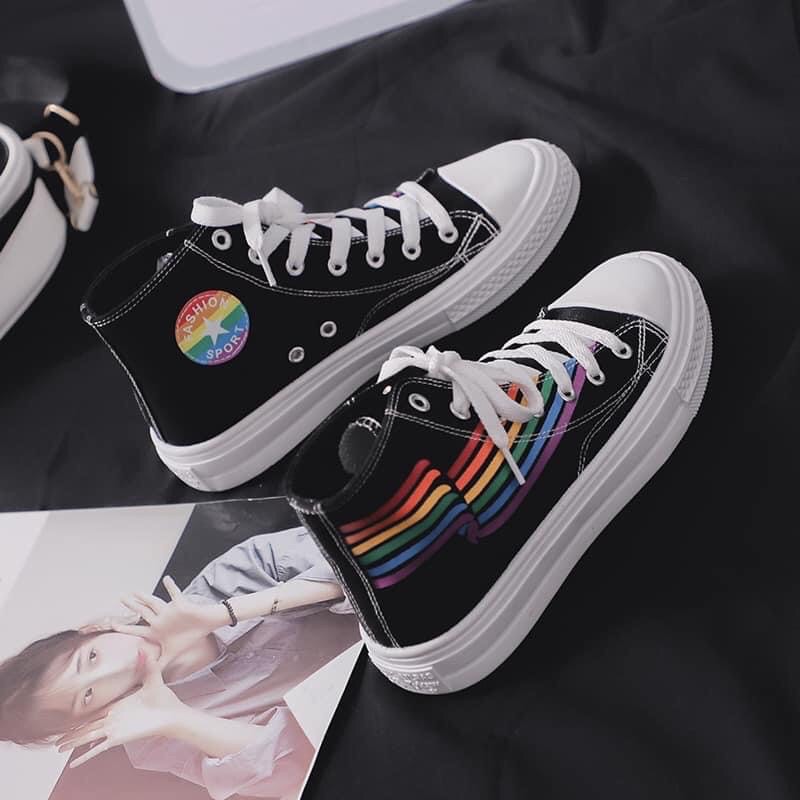 Giày cao cổ cầu vồng | BigBuy360 - bigbuy360.vn