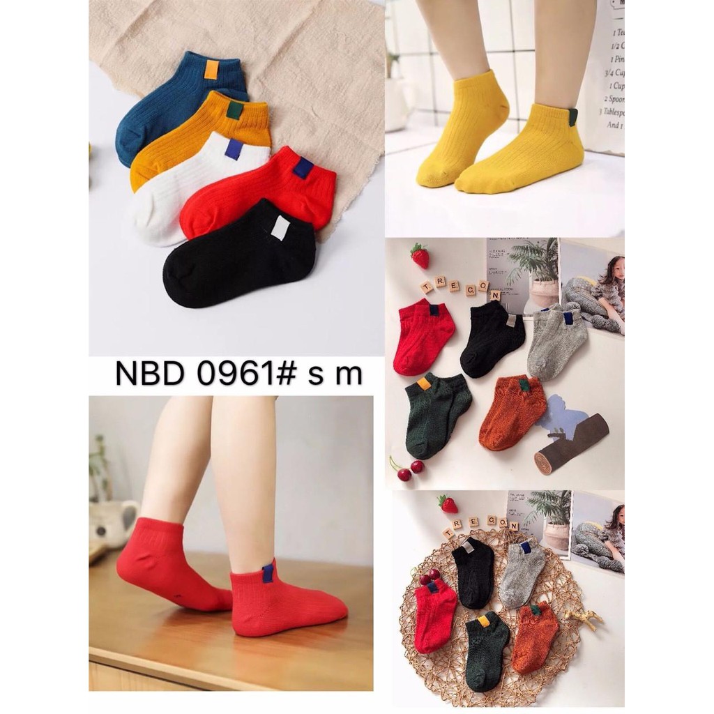 Set 5 đôi tất gân siêu hot HHB cho bé