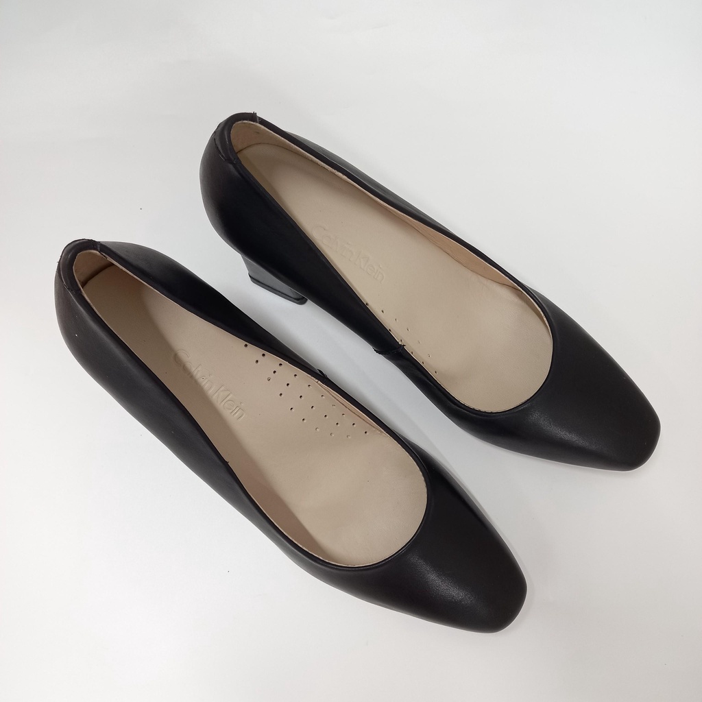 Giày CK mũi vuông gót trụ 7cm