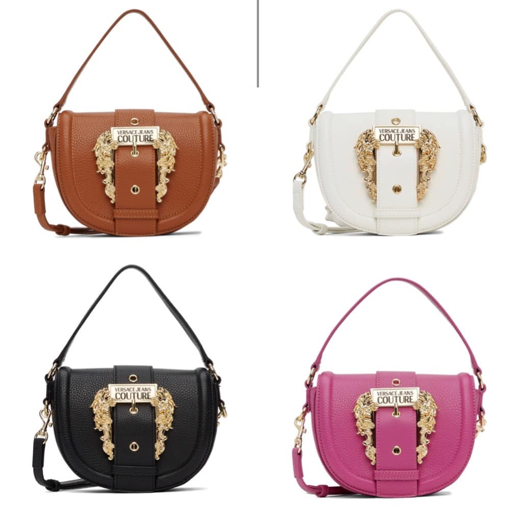 VERSACE Jeans Couture - dáng nửa vầng trăng hot trend cực đẹp off cực sâu.