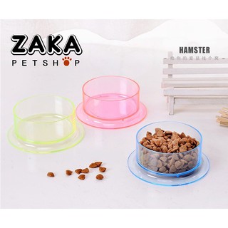 Chén mika hamster đựng thức ăn