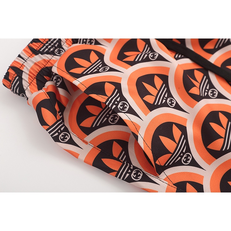 G &amp; U - - - Quần Short In logo Cỏ Ba Lá Cổ Điển Thời Trang Bắt Mắt Giản Dị