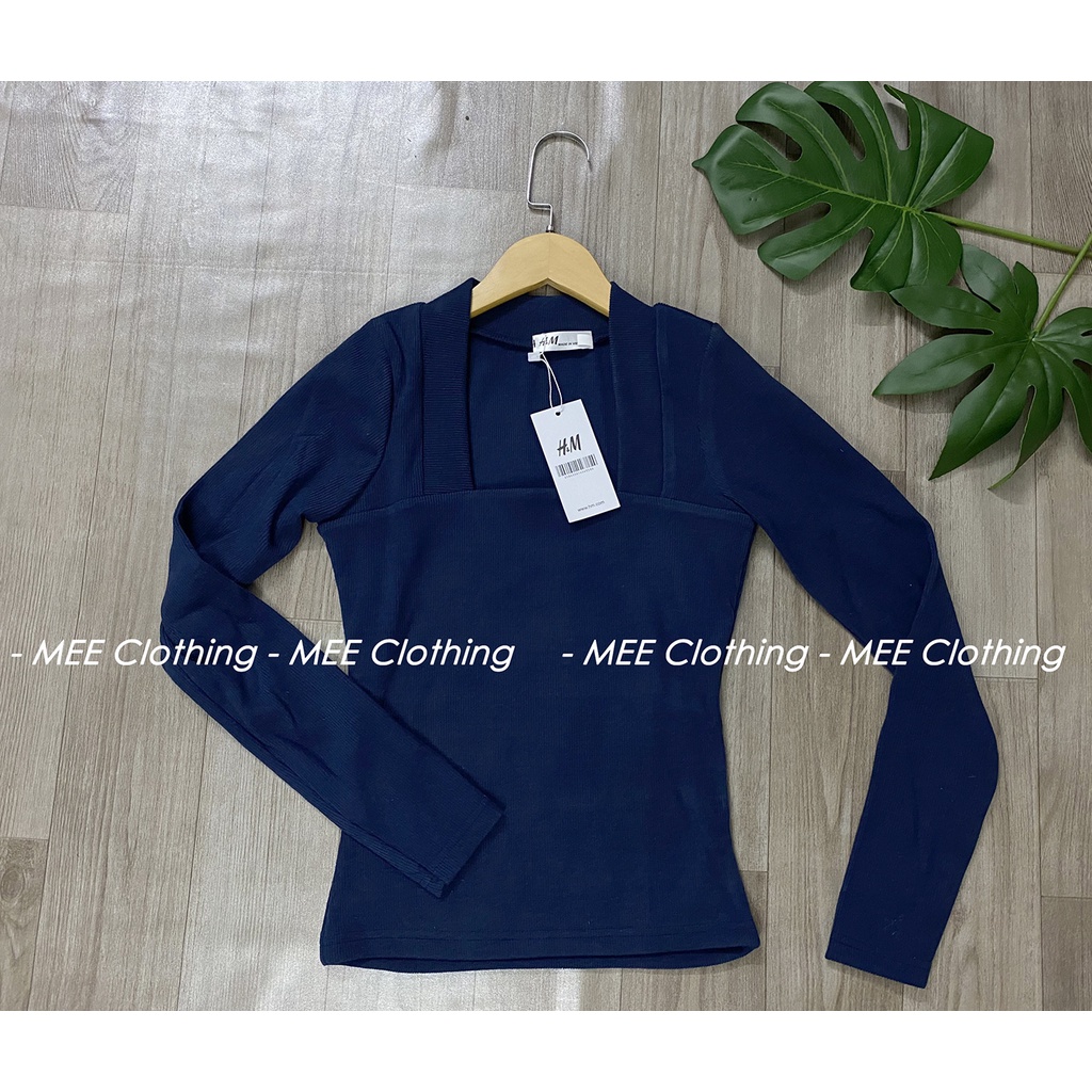 Áo len body dài tay cổ vuông - tăm nhung dày mịn hàng chuẩn đẹp | BigBuy360 - bigbuy360.vn
