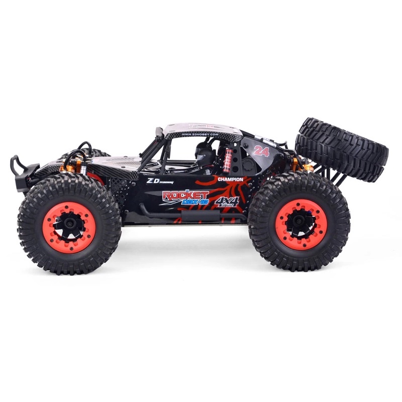 Xe điều khiển DBX-10 chạy 90km/h sườn kim loại bộ điện pro brushless 80a