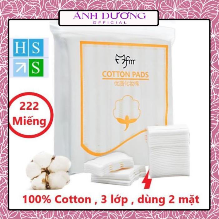 Bông tẩy trang Lameila 222 miếng chính hãng - anhduong.official.vn