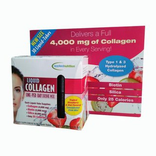 Collagen Nước Dạng Ống Applied Nutrition Liquid Collagen One Per Day Drink Mix 4000 Mg 30 Tuýp
