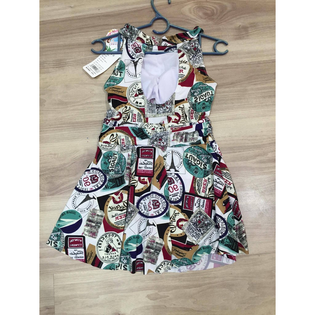 Váy bơi liền thân thời trang liền thân cổ tròn | BigBuy360 - bigbuy360.vn