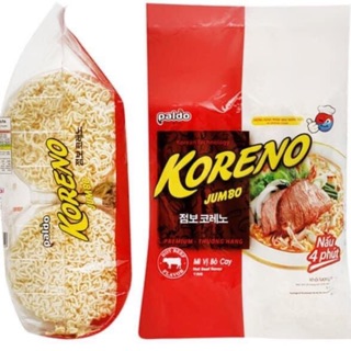 Mỳ jumbo koreno 1kg vị bò cay - hàn quốc