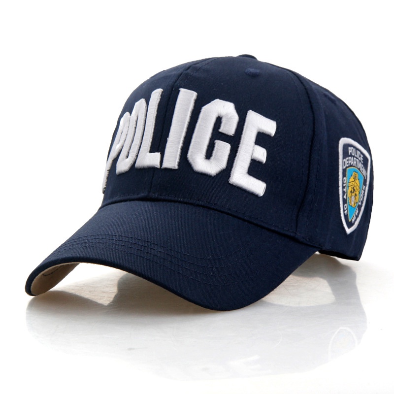 Nón Lưỡi Trai Họa Tiết Chữ Police Cá Tính Dành Cho Nam Và Nữ