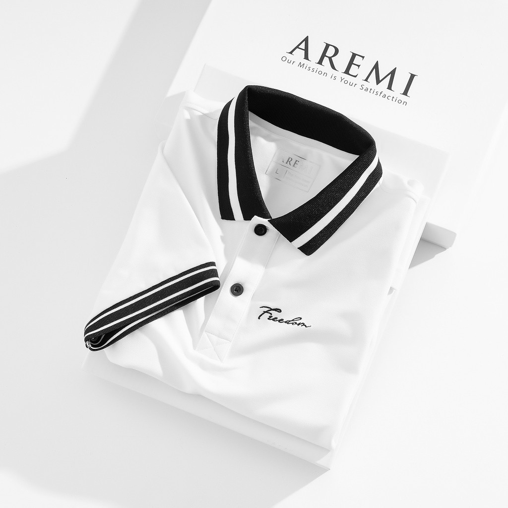Áo polo nam cổ bẻ Basic,vải CVC, in 4d ,thun cao cấp chuẩn form, thiết kế phong cách sang trọng, lịch lãm AREMI ARPL104 | BigBuy360 - bigbuy360.vn