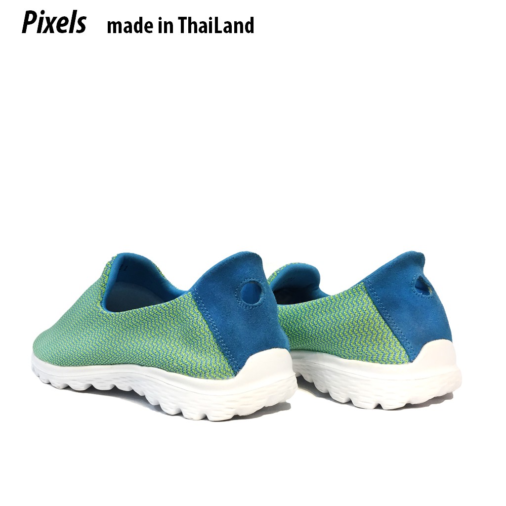 Giày lười thể thao nữ Thái Lan cao cấp siêu nhẹ siêu êm chân PIXELS3721A phiên bản Mint Green