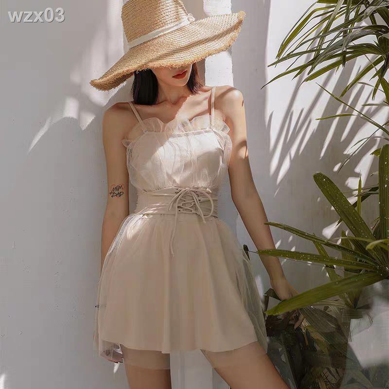 váy gạc suối nước nóng che bụng mỏng hơn sinh viên bảo thủ người hâm mộ cổ tích Hàn Quốc đồ bơi nữ 2020 phong các | BigBuy360 - bigbuy360.vn