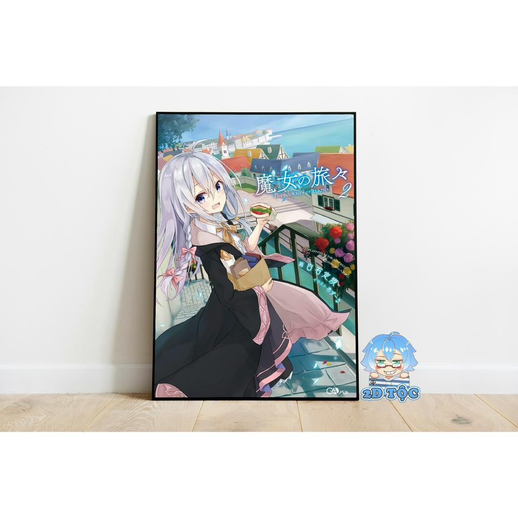 TRANH POSTER A3 Anime Manga Hành trình của Elaina Majo no Tabitabi (1) CHẤT LIỆU GIẤY CAO CẤP - 2D Tộc Shop