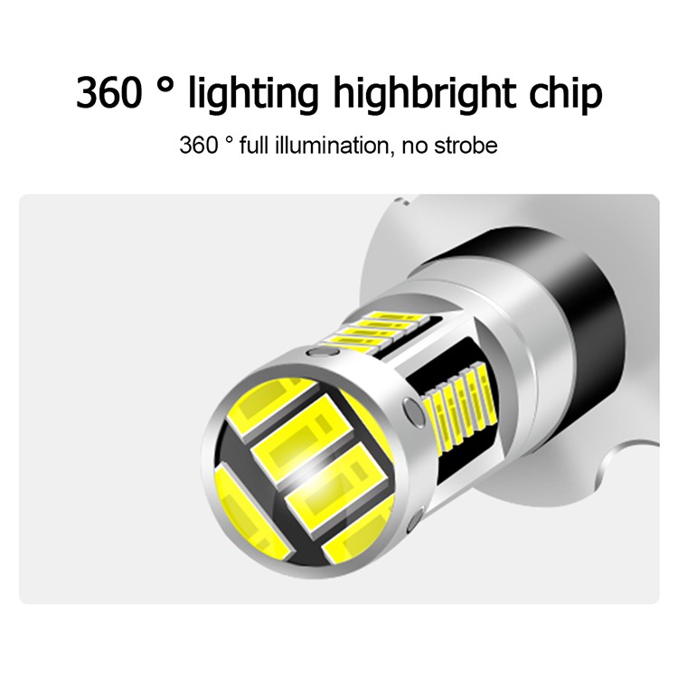 1 cái LED ô tô H3 4014 Chip 30 SMD Đèn sương mù LED công suất cao với ống kính nhiều màu Phụ kiện ô tô 12V