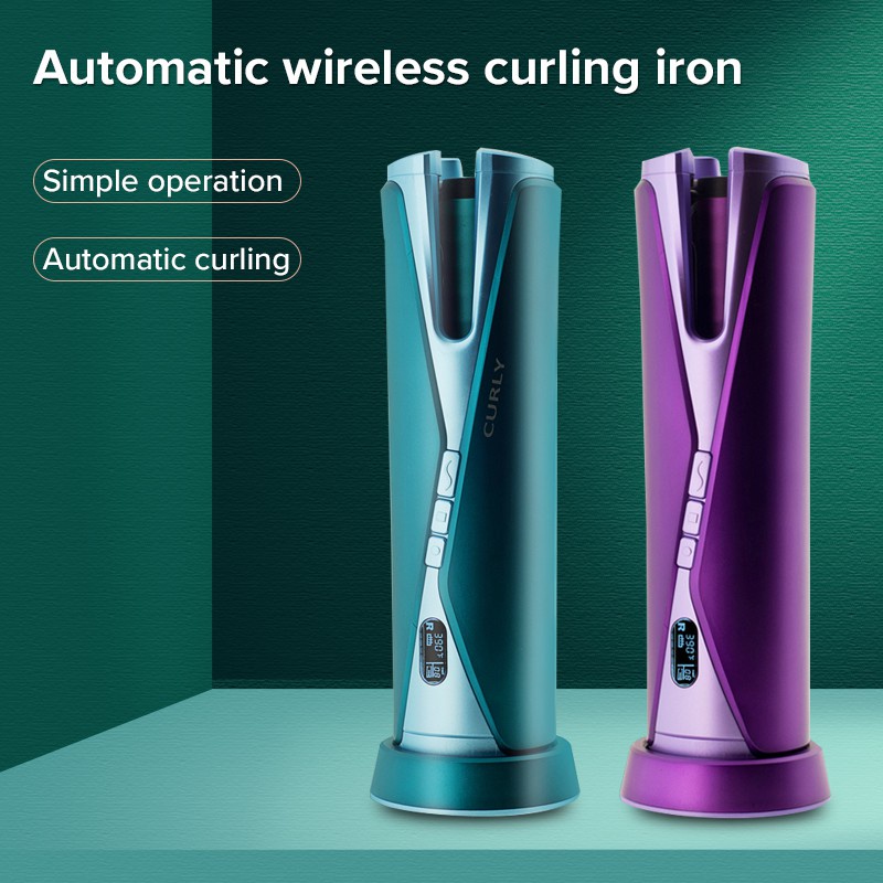 Ubeator Máy Uốn Tóc Tự Động Màu Xanh Dương