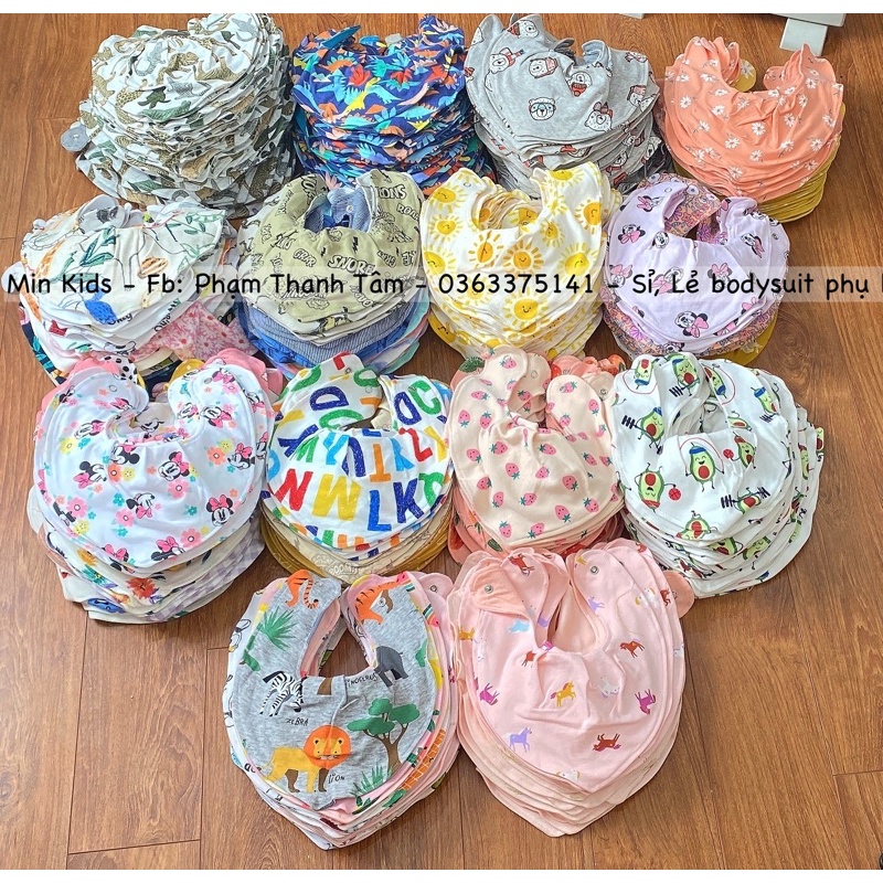 Yếm cổ cotton cho bé trai ( S5)