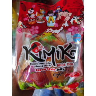 Thạch rau câu phong cách Nhật bản Kimiko Long Hải gói 216g (12 túi x 18g)