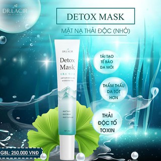 Mặt nạ thải độc da Dr Lacir ( nhỏ) - mẫu mới