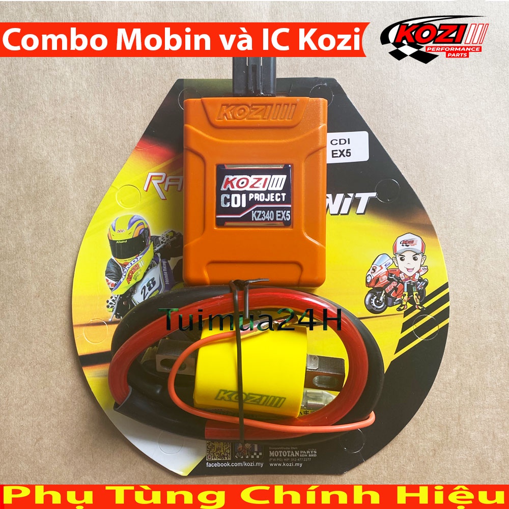 Mobin Sườn và IC  KOZI 5 Chân Dream Wave, Sirius 50cc, Galaxy - Mở hết tua máy - Đánh lửa mạnh - Không hại Xe