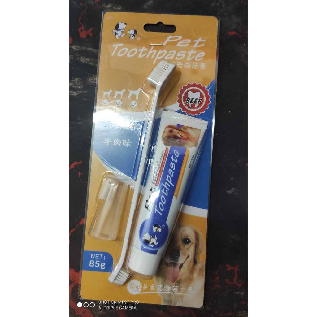 Kem đánh răng cho chó mèo Pet Toothpaste 85g - Phụ kiện thú cưng Hà Nội