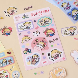 Sticker Dán Trang Trí Bé Gái Nhiều Theme | ST028